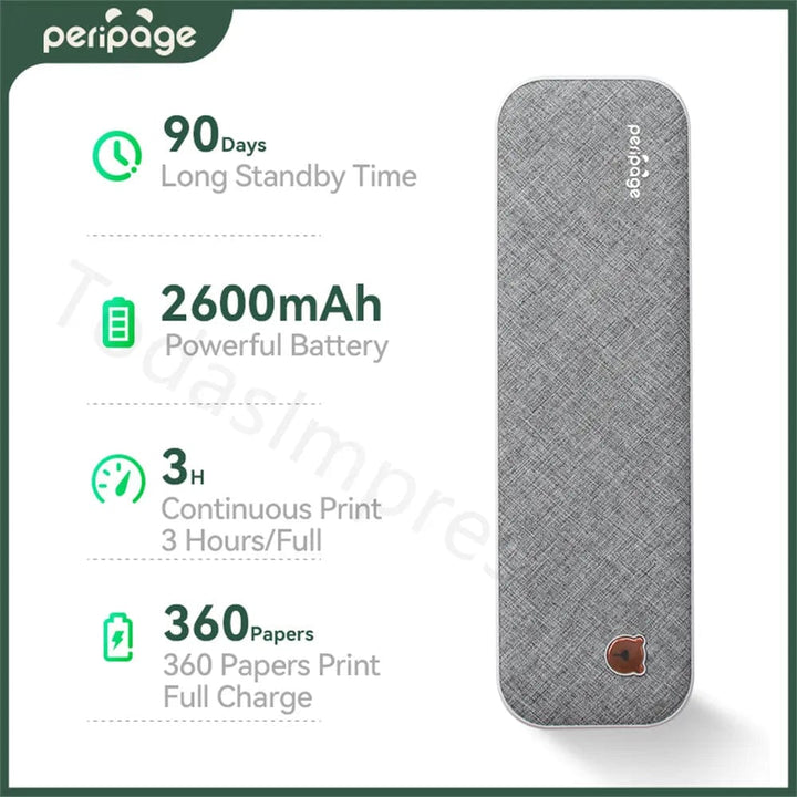 PeriPage Pro: Imprimez à chaque instant