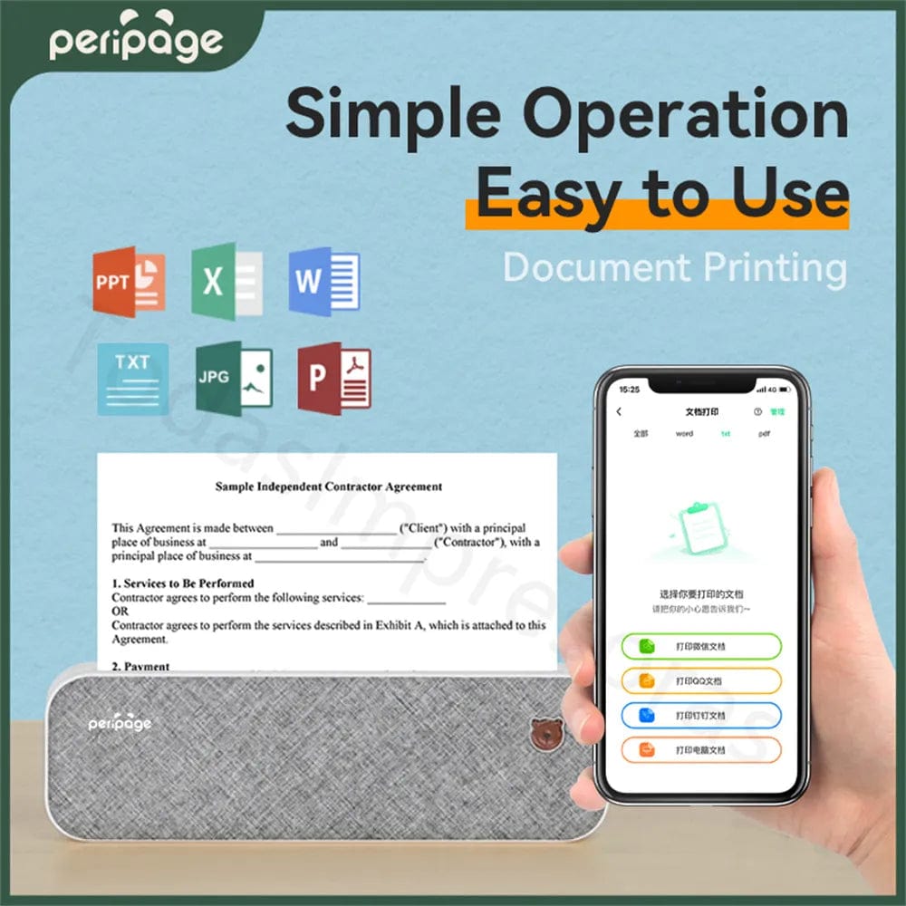 PeriPage Pro: Imprimez à chaque instant